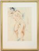 Jules Schyl, blandteknik, signerad, daterad 18/11 1944.