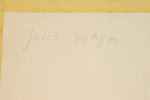 Jules Schyl, blandteknik, signerad, daterad 18/11 1944.