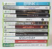 Xbox 360 E med 12 st spel, 2 st kontroller och tillbehör.