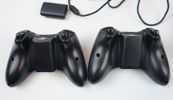 Xbox 360 E med 12 st spel, 2 st kontroller och tillbehör.