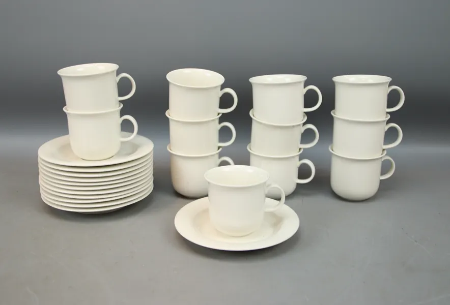 Kaffeservis, 12 delar, porslin, Arctica, Arabia.