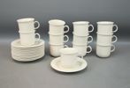 Kaffeservis, 12 delar, porslin, Arctica, Arabia.