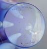 Paul Kedelv, vaser, 2 st, konstglas, ''Coquille'', Flygsfors.