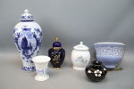 Ampel, lockurnor m.m, 6 delar, keramik, bl.a Villeroy & Boch.