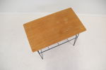 Stringbord, teak/metall.