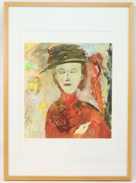 Lena Ulvsbäck, "Jungfrun och fågeln", gicléetryck 4/50, signerat.