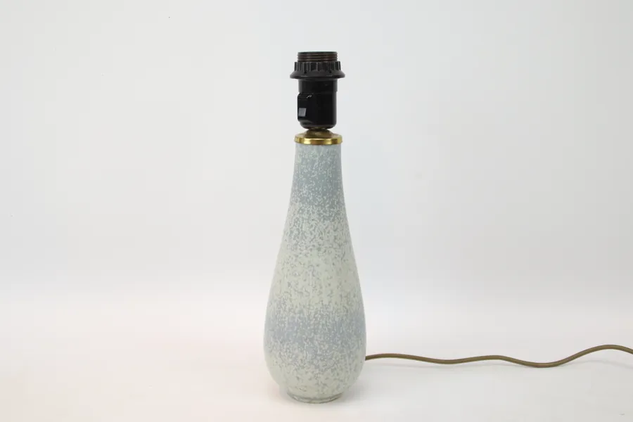 Gunnar Nylund, bordslampa, stengods, Rörstrand.