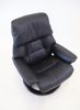 Snurrfåtölj, justerbar, skinn/trä, "Stressless", Ekornes.