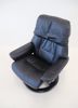 Snurrfåtölj, justerbar, skinn/trä, "Stressless", Ekornes.