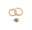 Tandguld och 2 st ringar, guld 18K.