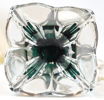 Bordslampa, glas, Flygsfors.