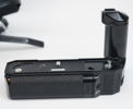 Kameror, 2 st, Canon F-1 med tillbehör.