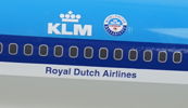 Flygplansmodell, KLM Royal Dutch Airlines, Boeing 767, ''The Flying Dutchman'', Pacific Miniatures.