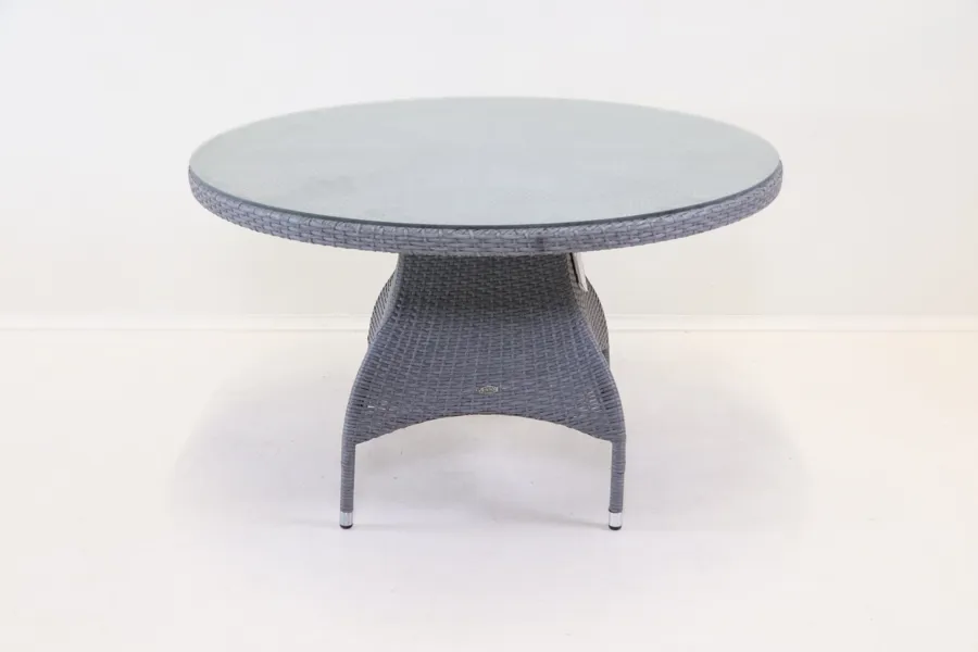Trädgårdsbord, konstrotting/glas, "Ninja", Brafab.