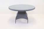 Trädgårdsbord, konstrotting/glas, "Ninja", Brafab.