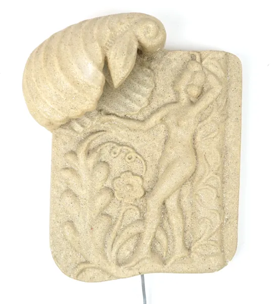 Vägglampa, gips swedish modern, 1940-tal.