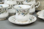 Kaffeservis, 28 delar, benporslin, Birgaddon, Royal Albert, England.