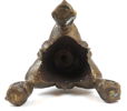 Altarljusstake, mässing, barockstil.