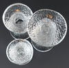 Timo Sarpaneva, ljusstakar, 3 st, glas, ''Festivo'', Iittala, monogramsignerade.