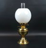 Fotogenlampa, glas/mässing.