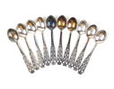 Kaffeskedar, 10 st, silver, ''Princess'', Cesons.