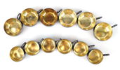 Punschkoppar, 12 st, silver.