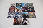 LP-skivor, 14 st, Rolling Stones och Iron Maiden.