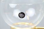 Ljusstake för två ljus, mässing/glas, Rosenthal