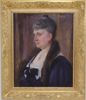 Hildegard Thorell, olja på duk, signerad, daterad 1908.
