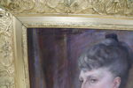 Hildegard Thorell, olja på duk, signerad, daterad 1908.