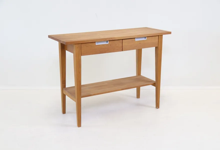 Sidobord, 2 lådor, ek, "Ekhard", IKEA.