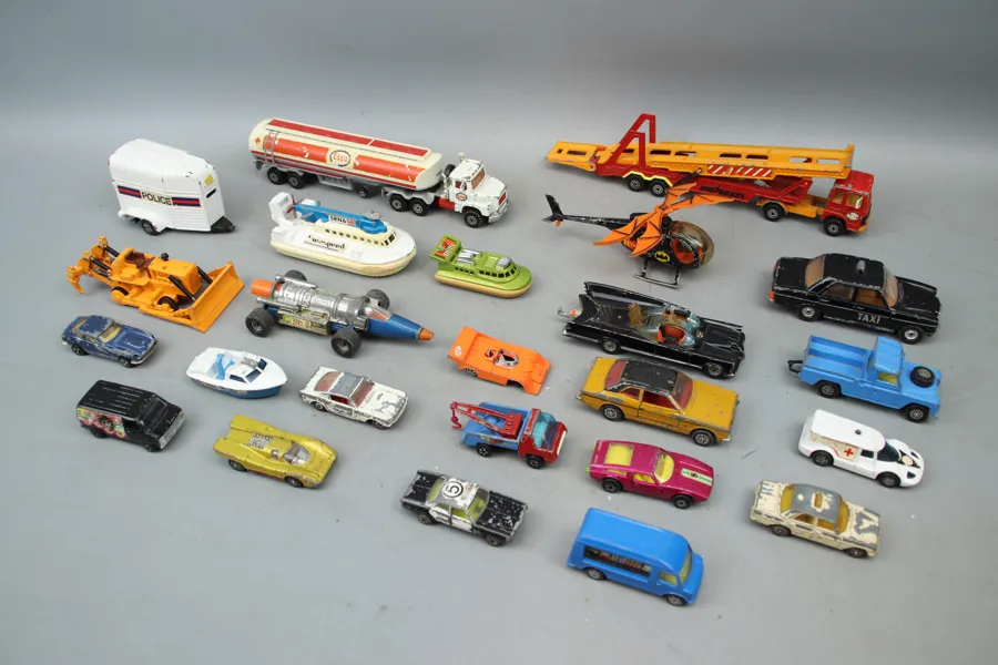Leksaksfordon, ett parti, bl.a Corgi och Matchbox.