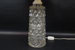 Bordslampa, glas/textil.