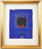 James Coignard, ''Deux Rouges Sur Bleu'', blandteknik, 61/90, signerad, 2000.