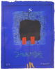 James Coignard, ''Deux Rouges Sur Bleu'', blandteknik, 61/90, signerad, 2000.