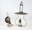 Fotogenlampor, 2 st, glas/metall.