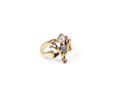 Ring med stenar, 18K guld.