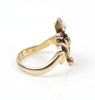 Ring med stenar, 18K guld.