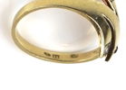 Ring med stenar, 14K guld.