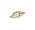 Brosch med bergskristall, 18K guld