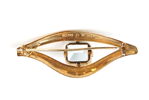 Brosch med bergskristall, 18K guld