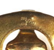 Brosch med droppformad kläpp, 18K guld, 1874.