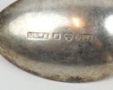 Kaffeskedar, 6 st, silver.