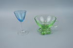 Likörglas & punschkoppar, 7+6, glas, 1900-tal.