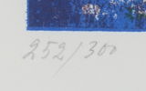 Anders Österlin, litografi 252/300, signerad.