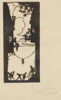 Oidentifierad konstnär, siluettetavlor, 2 st, signerade, 1926. 