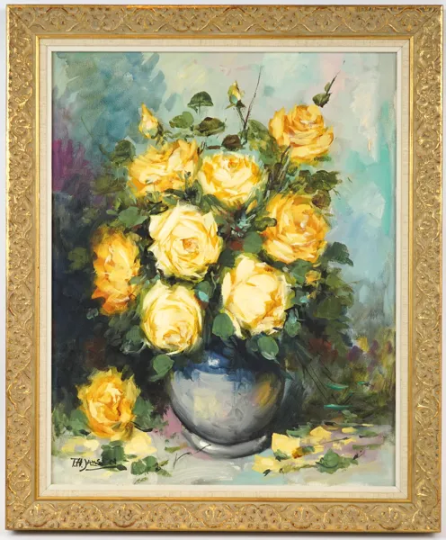 Theodor Jansen, olja på duk, signerad.