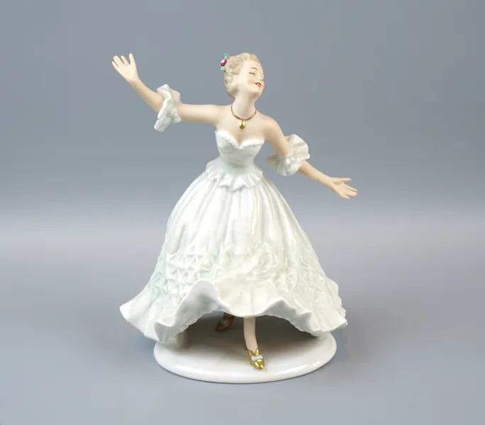 Figurin, porslin, Wallendorf.