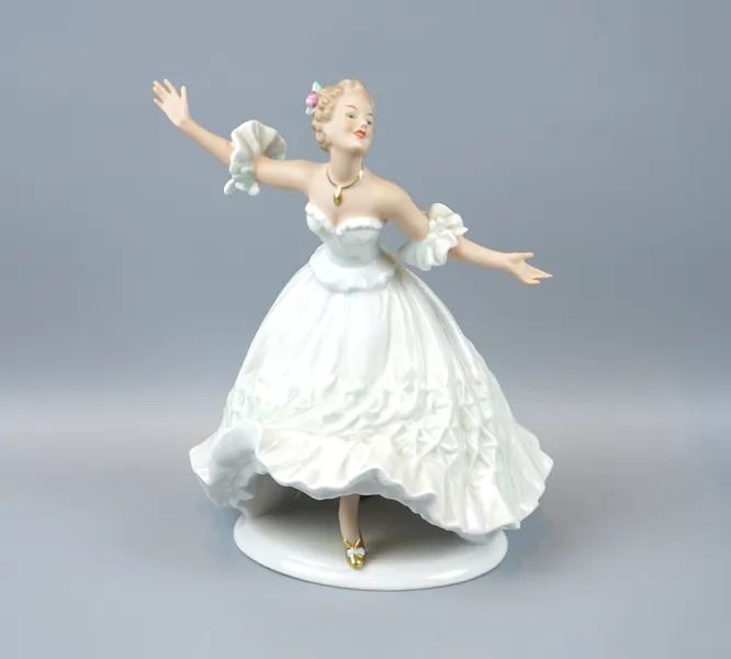 Figurin, porslin, Wallendorf.