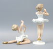 Figuriner, 2 st, porslin, Wallendorf.